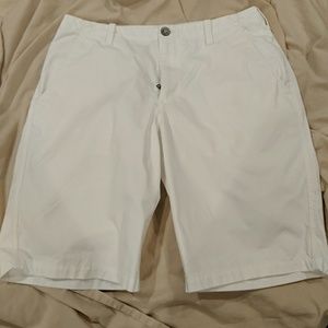 Express flat front shorts